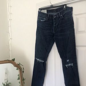 Abercrombie & Fitch distressed jeans